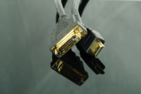 HDMI Male to DVI Male, Gold Plated, 03FT, Black