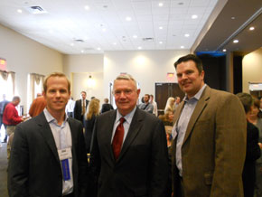 Ed Latson of TMAC, Mayor Leffingwell, Tom Lonsdale of Cypress Industries