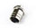 M12 Female Waterproof front panle mount connector (DIP) 3 pins