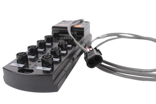 Custom Control Panel  Cable with Automotive Waterproof Connectors