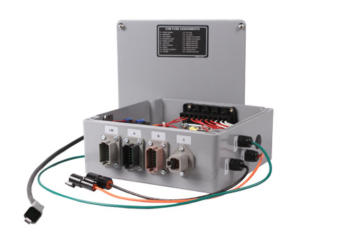 Waterproof Rugged Control Panel with Waterproof Connectors