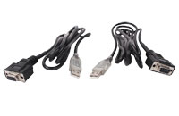 Custom Overmolded Cable DSub to Clear USB