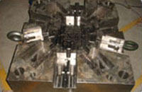 Large Turbine Mold Frame with 10 Slides